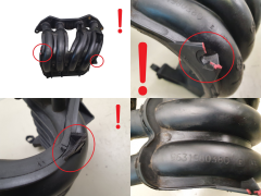 Įsiurbimo kolektorius 9638425180 9631980380 0361J3 Citroen Peugeot 1.1 1.4