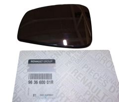 Veidrodžio stiklas Kairysis Originalus 963660001R Renault