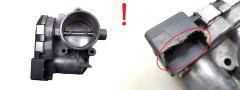 Droselio sklendė Citroen Peugeot 0280750085 1635Q9 1.6 Bosch 1957