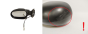 Veidrodis Dešinysis Dacia Logan 6001547523 90D13349002 233640001