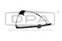Langų Pakėlimo Mechanizmas Priekis Dešinė Vai VW T4 701837502D 88371811902 DPA