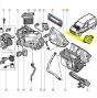Komforto Valdymo Blokas Originalus Renault Kangoo AC 8200095112