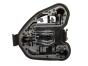 Galinio žibinto įdėklas Dešinė Galas Peugeot 406 6351H6 Kombi