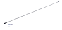 Antena Naujas Originalus Renault Nissan 6 mm /860 mm 2820600QAA