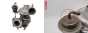 Turbokompresorus Maserati Quattroporte 578360000 VM36R 3.2L IHI 3 Originalus