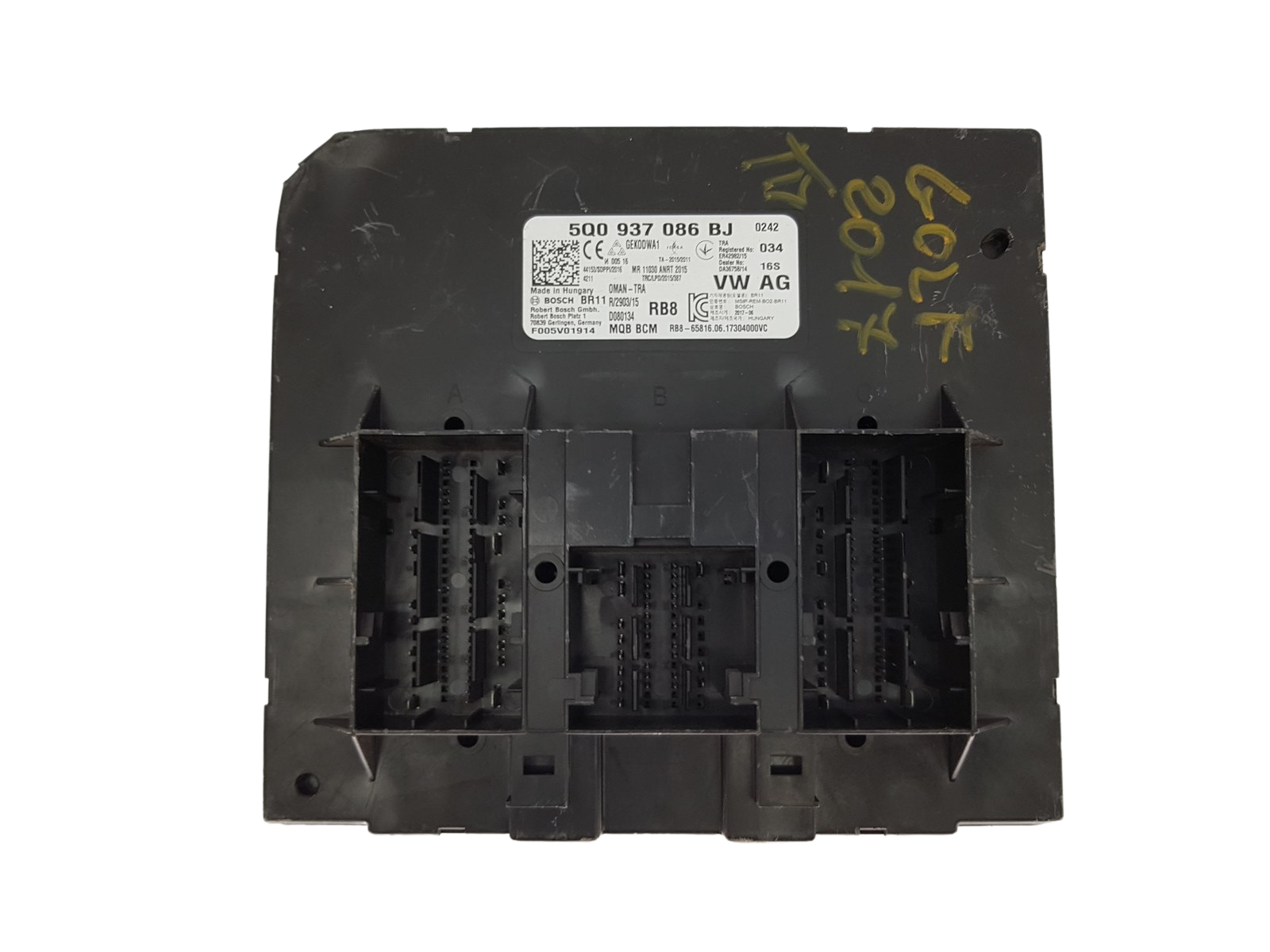 Valdymo bloko modulis 5Q0937086BJ F005V01914 VW Bosch main product photo