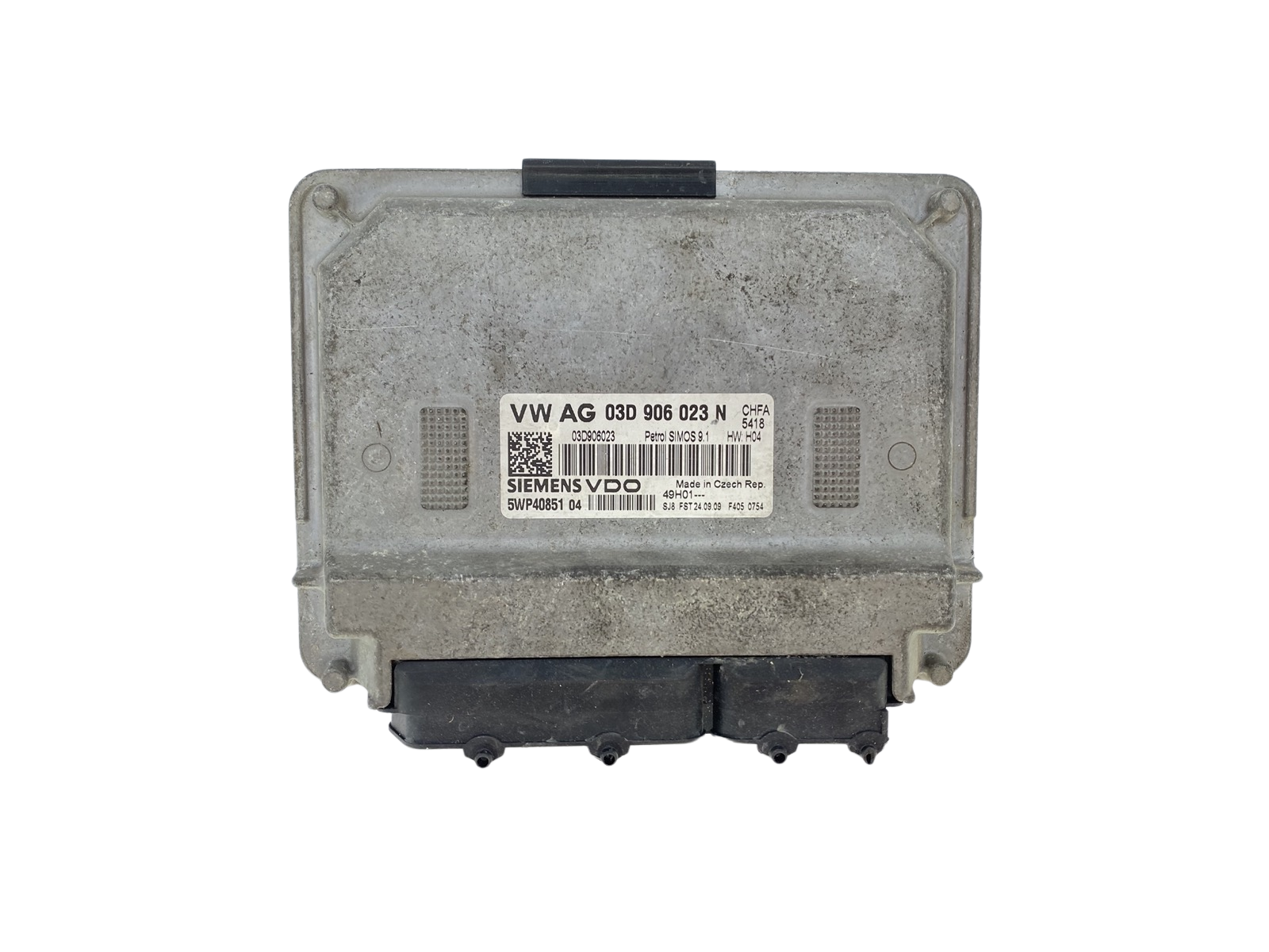 Valdymo Blokas 03D906023N 5WP40851 04 VW Seat Skoda Siemens 60553 main product photo