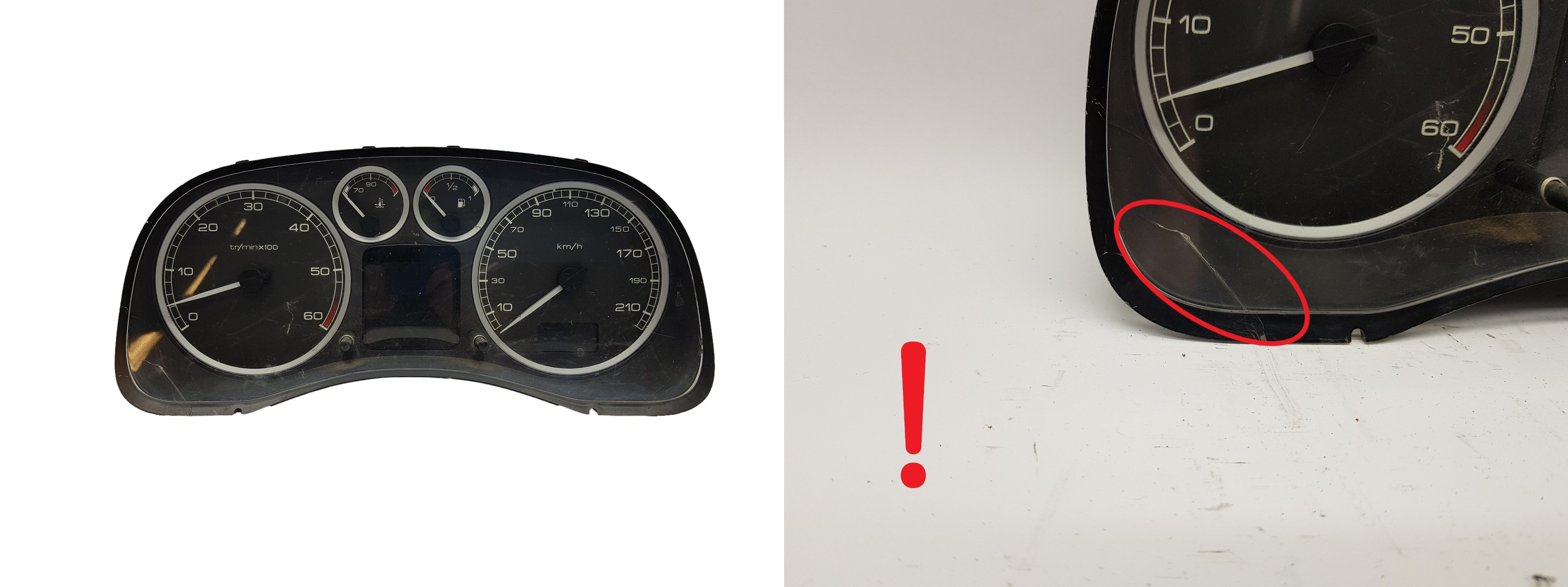 Tachometras Peugeot 307 9655476580 2912 main product photo