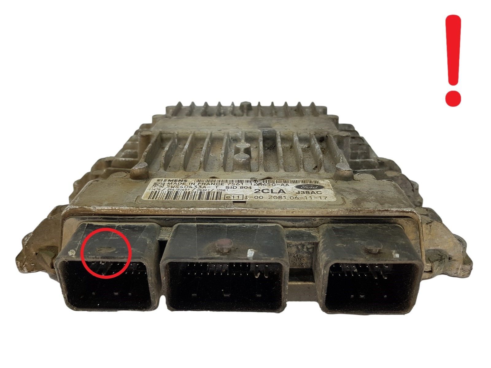 Valdymo Blokas 7S61-12A650-AA 5WS40433A-T SID 804 2CLA Ford Siemens 14822 main product photo