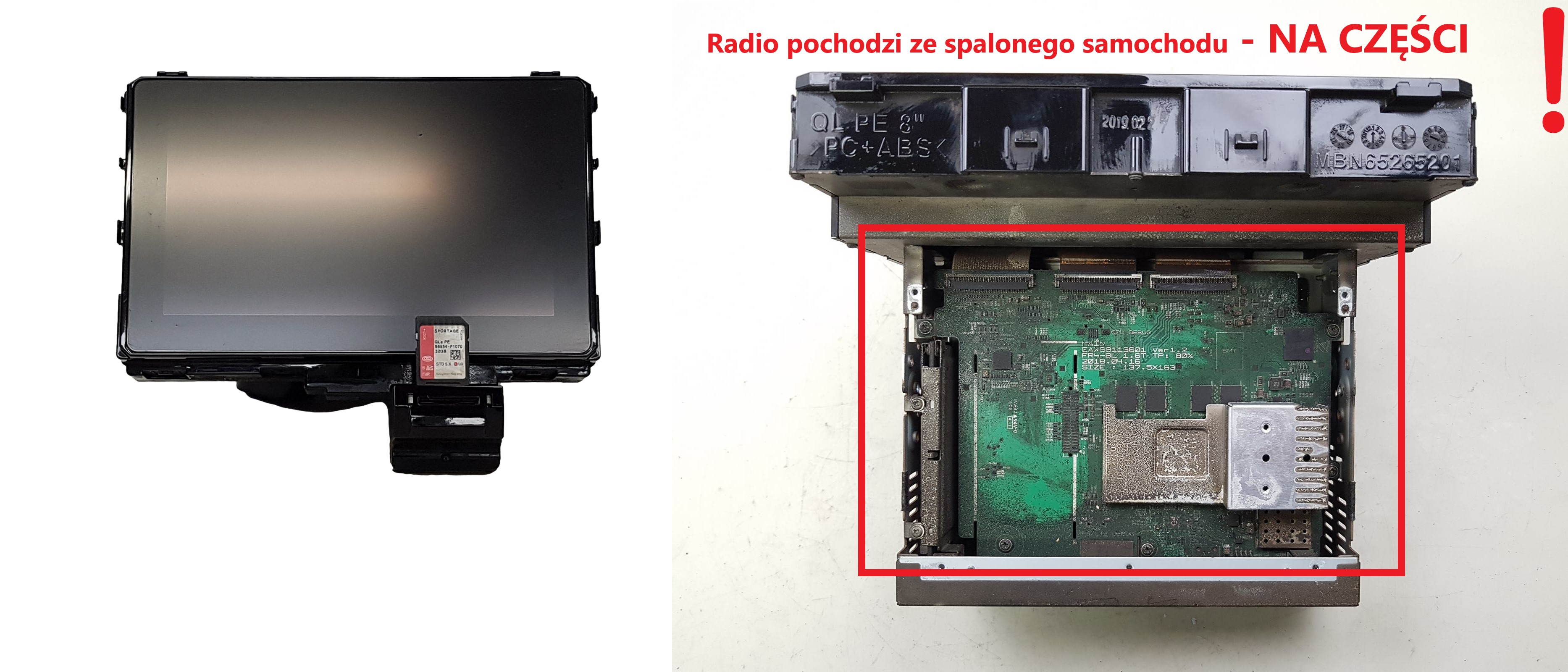 Navigacija KIA Sportage 96560-F1921FHV NA CZĘŚCI main product photo