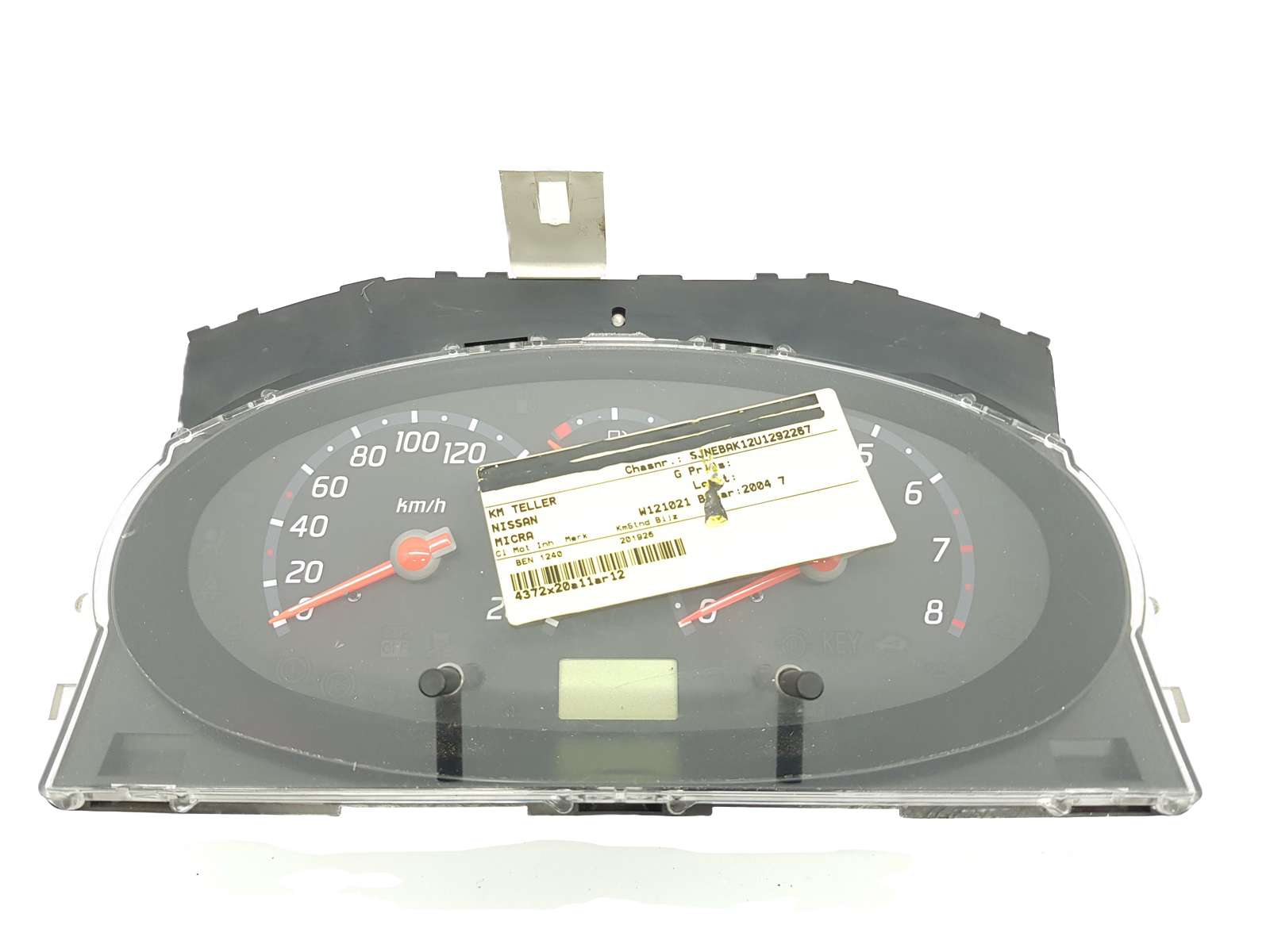 Tachometras Nissan Micra AX860 25668 main product photo