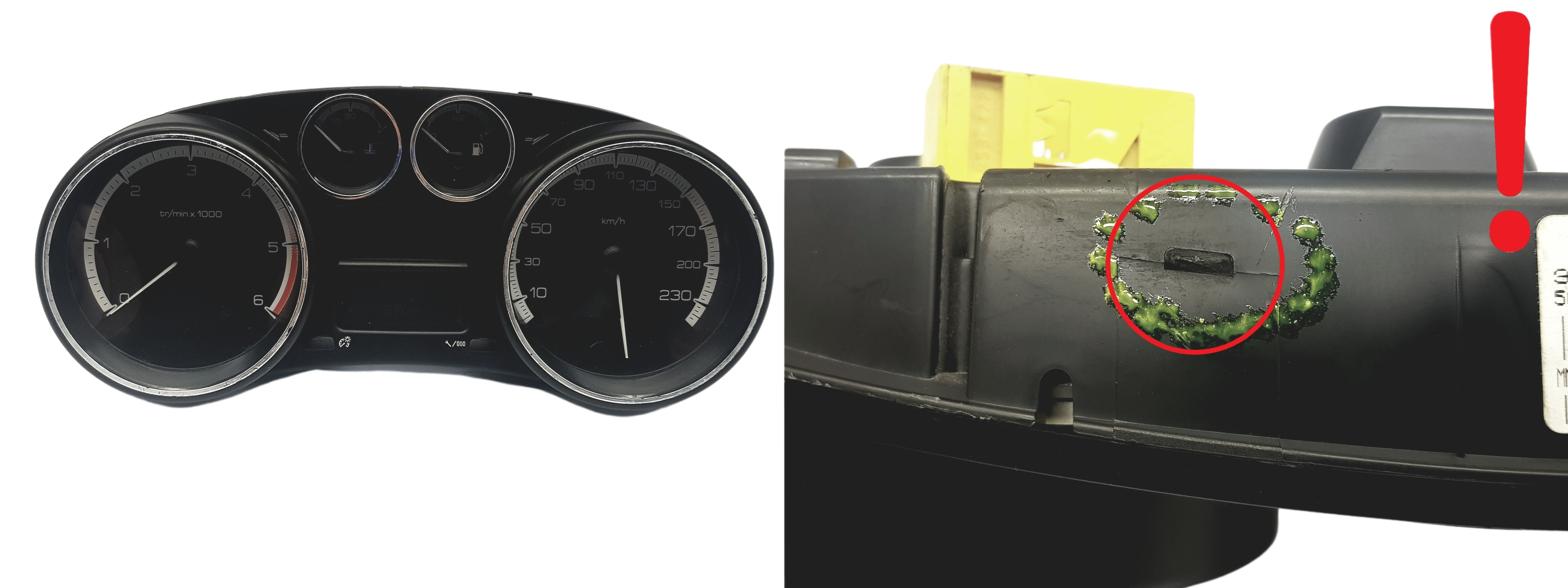Tachometras Peugeot 308 9665107480 503001550311 1095 main product photo