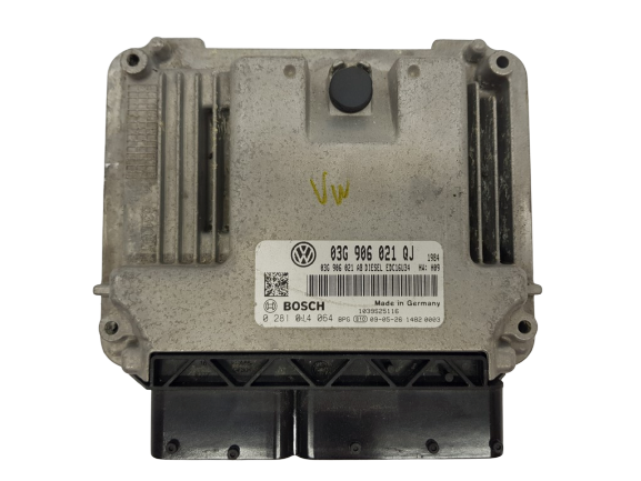 Variklio Valdymo Blokas ECU VW 03G906021QJ 0281014064 Bosch main product photo