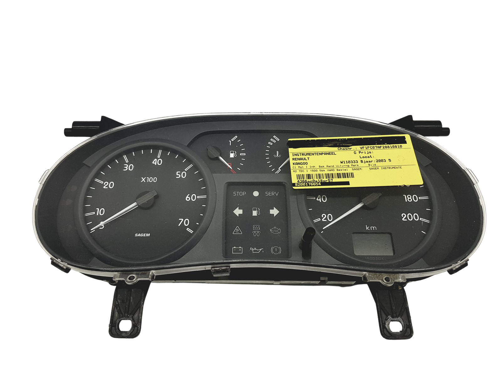 Spidometras Renault Kangoo 1 8200176654 49430 main product photo