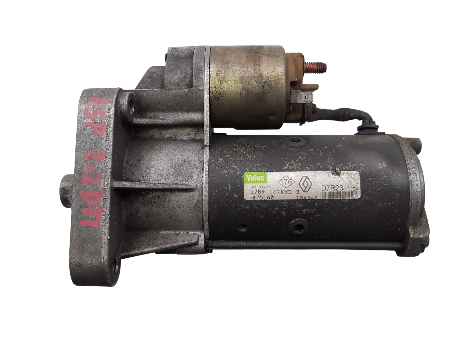 Variklio Starteris Renault 7700104346 D7R23 2.2 D Valeo 1253 main product photo