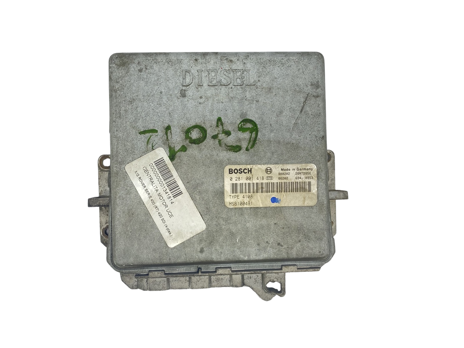 Valdymo Blokas Rover MSB100491 0281001418 4108 Bosch 59876 main product photo