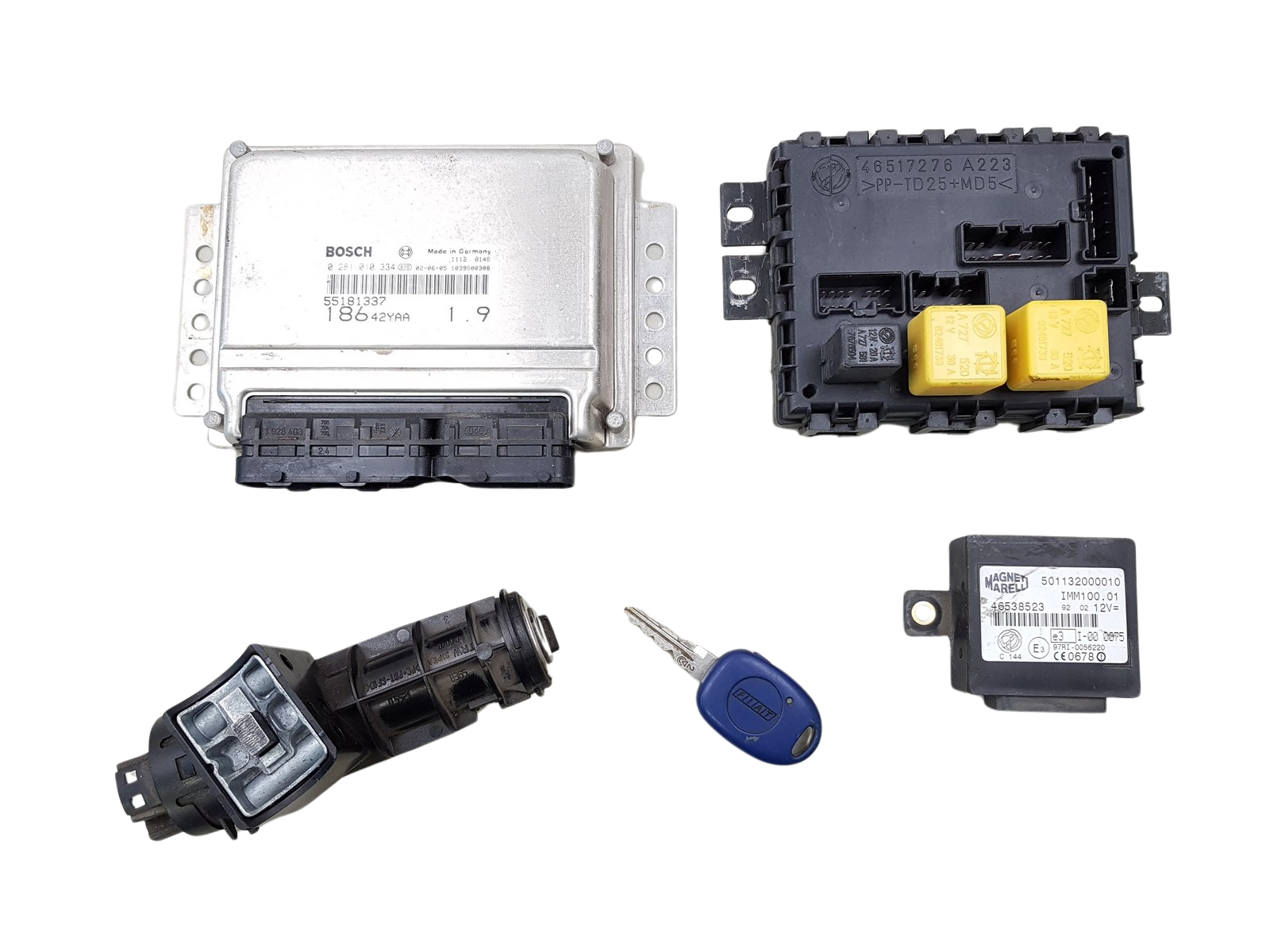 Paleidimo komplektas Fiat Multipla 55181337 46517276 46538523 1.9JTD main product photo