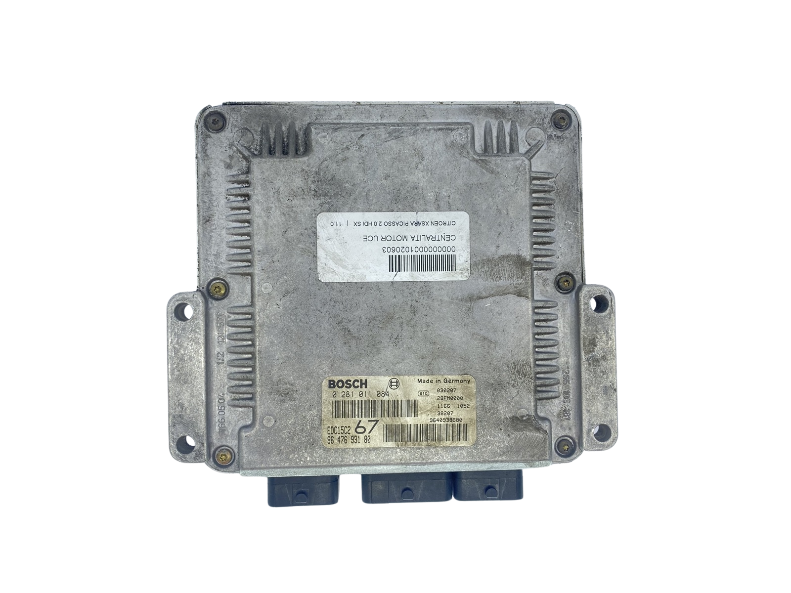 Valdymo Blokas 0281011084 9640938680 9647693180 PSA Bosch 62643 main product photo