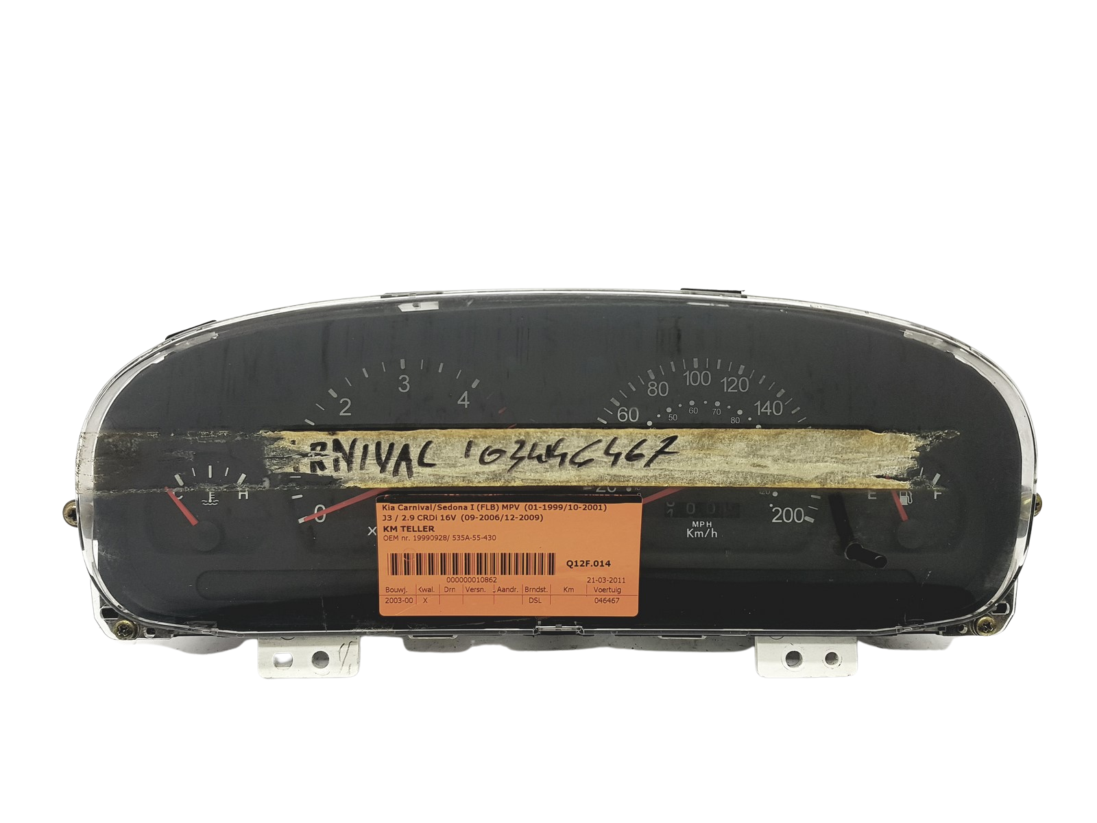 Spidometras Kia Carnival K55A-55-430 K55A55430 53116 main product photo