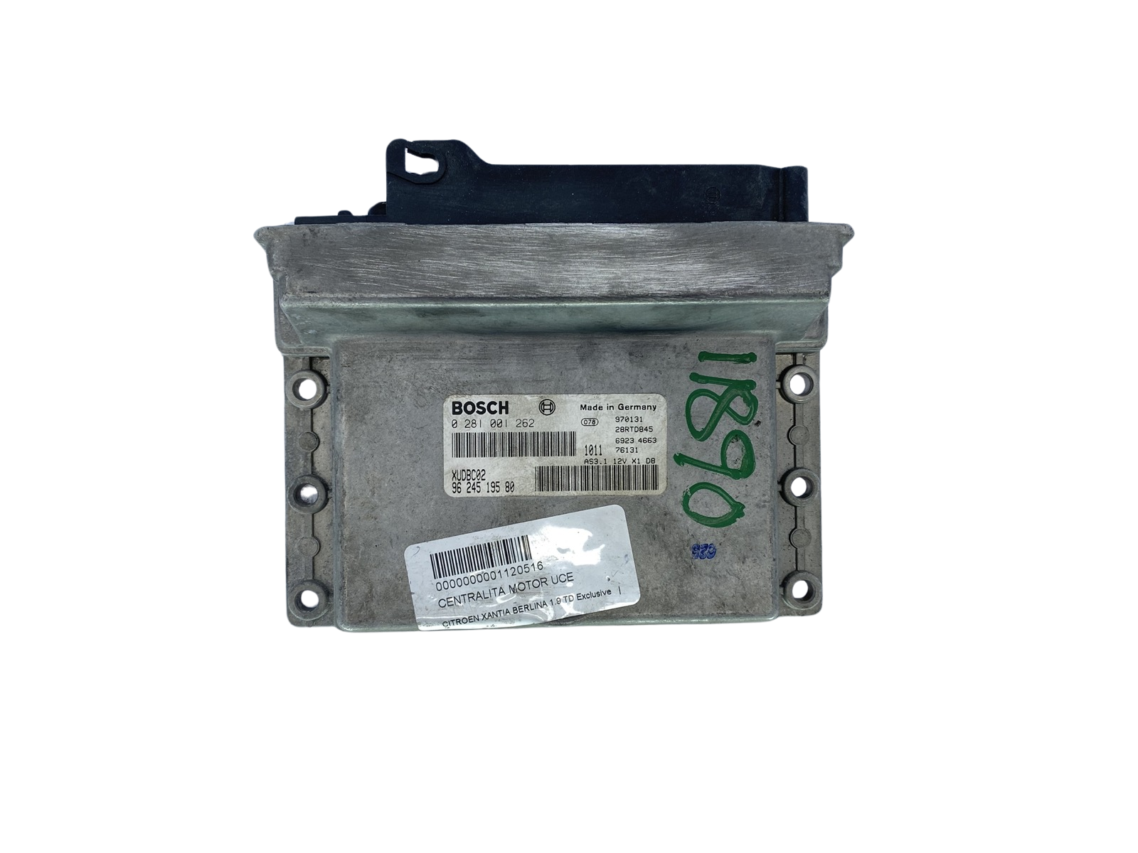 Valdymo Blokas 0281001262 9624519580 XUDBC02 PSA Bosch 62395 main product photo