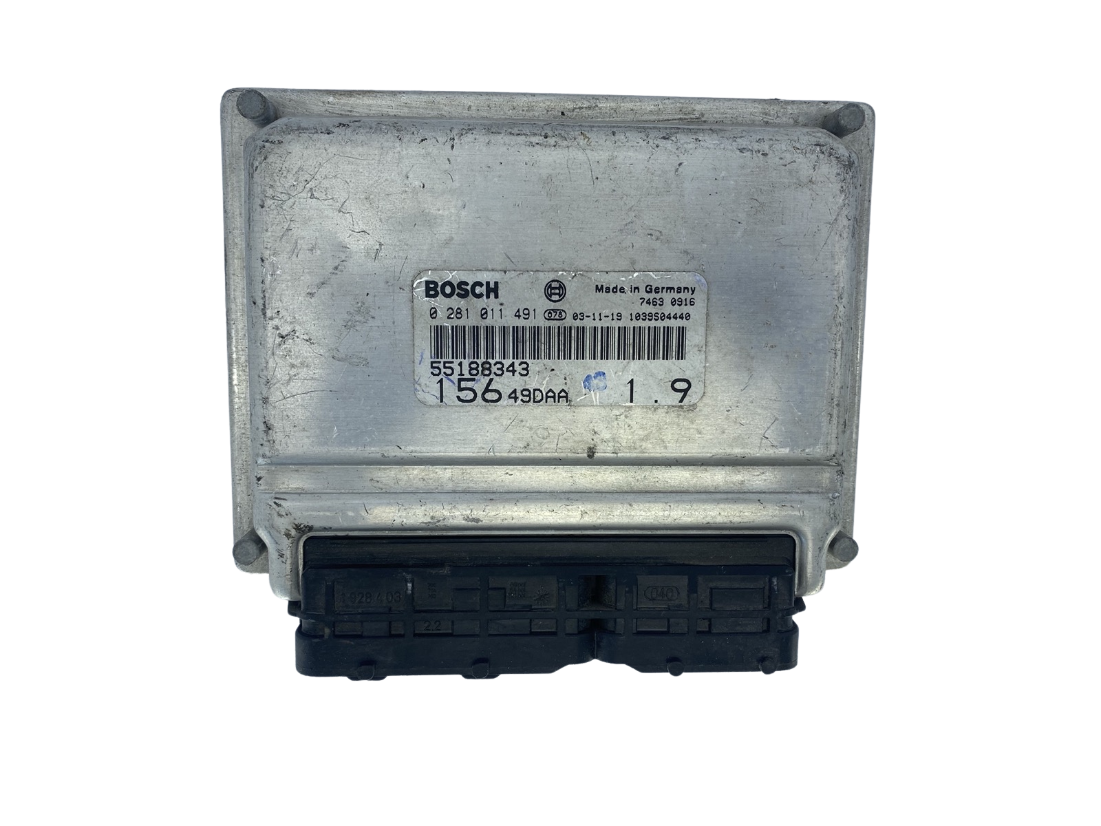 Valdymo Blokas 55188343 0281011491 Alfa Romeo Bosch 49994 main product photo