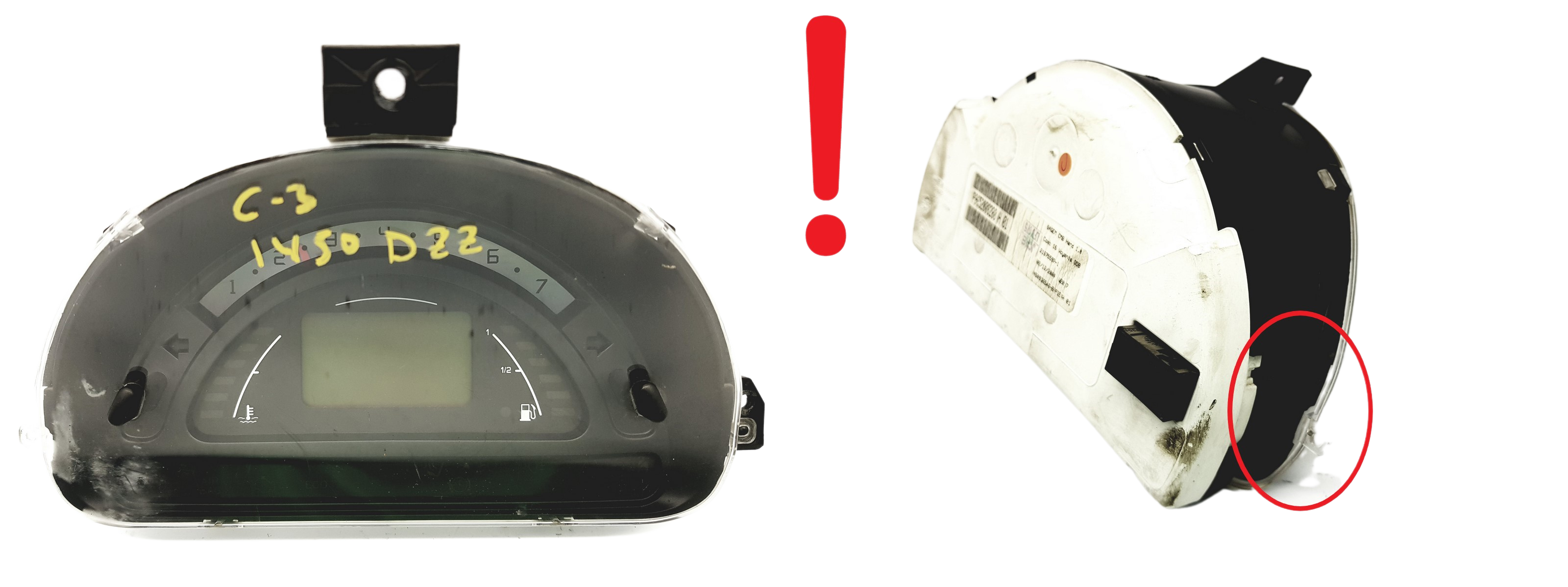 Tachometras Citroen C2 C3 9652008280 H 01 59117 main product photo