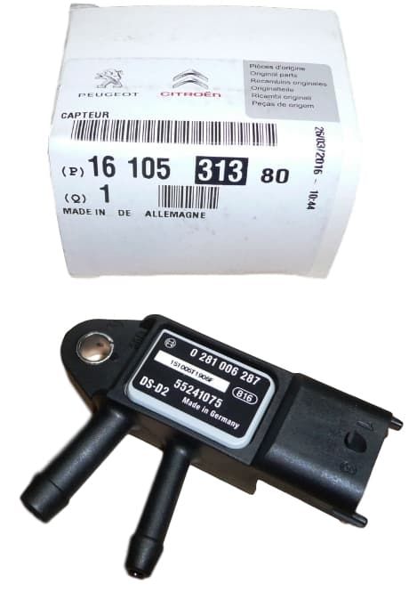Išmetamųjų Dujų Temperatūros Jutiklis Citroen Peugeot 1610531380 Originalus main product photo