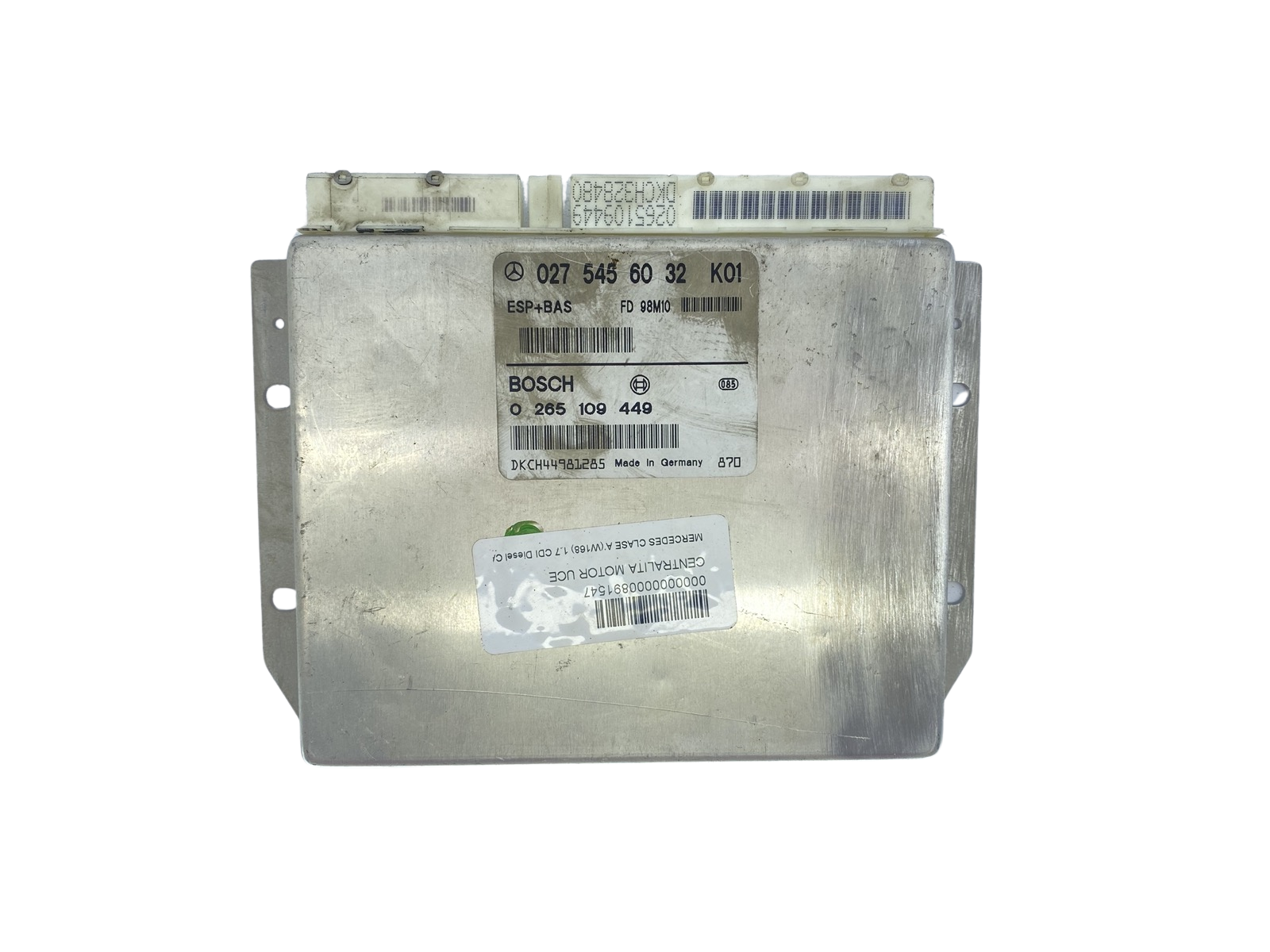 Valdymo Blokas ESP Mercedes 0275456032 K01 0265109449 Bosch 62686 main product photo