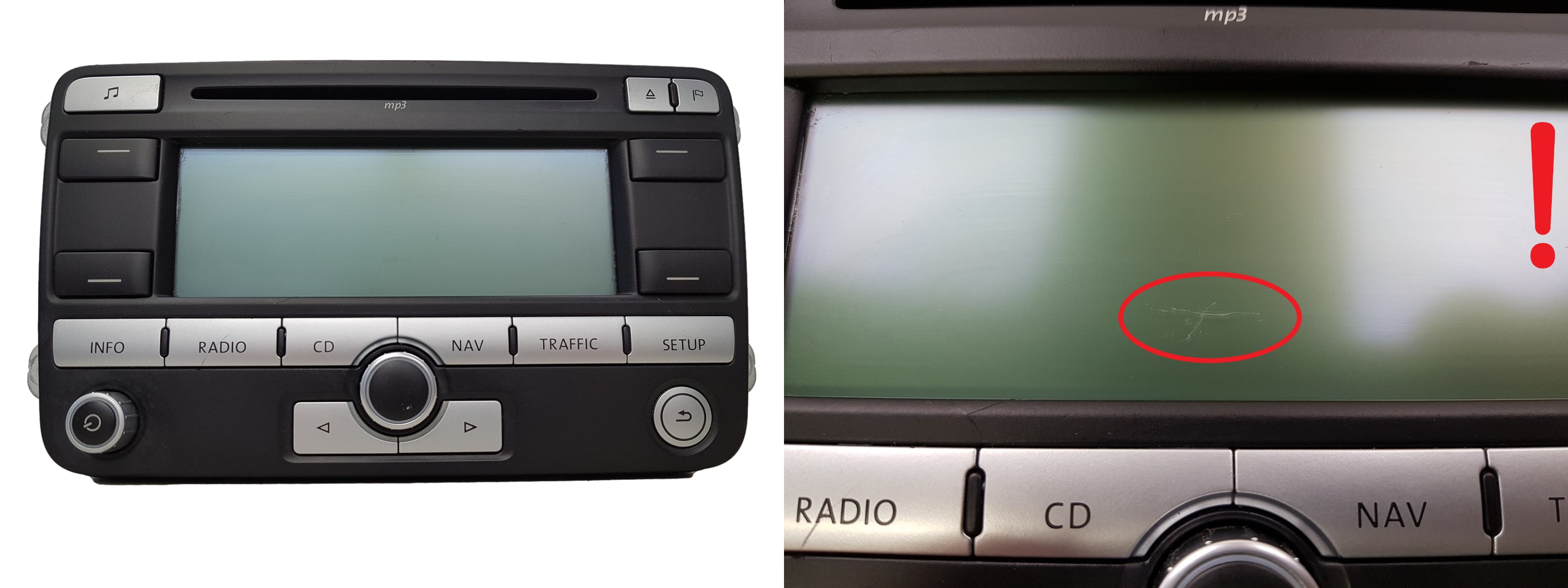Radijo Cd Mp3 Grotuvas Navi Volkswagen 1K0035191D 7612002044 Blaupunkt 1096 main product photo