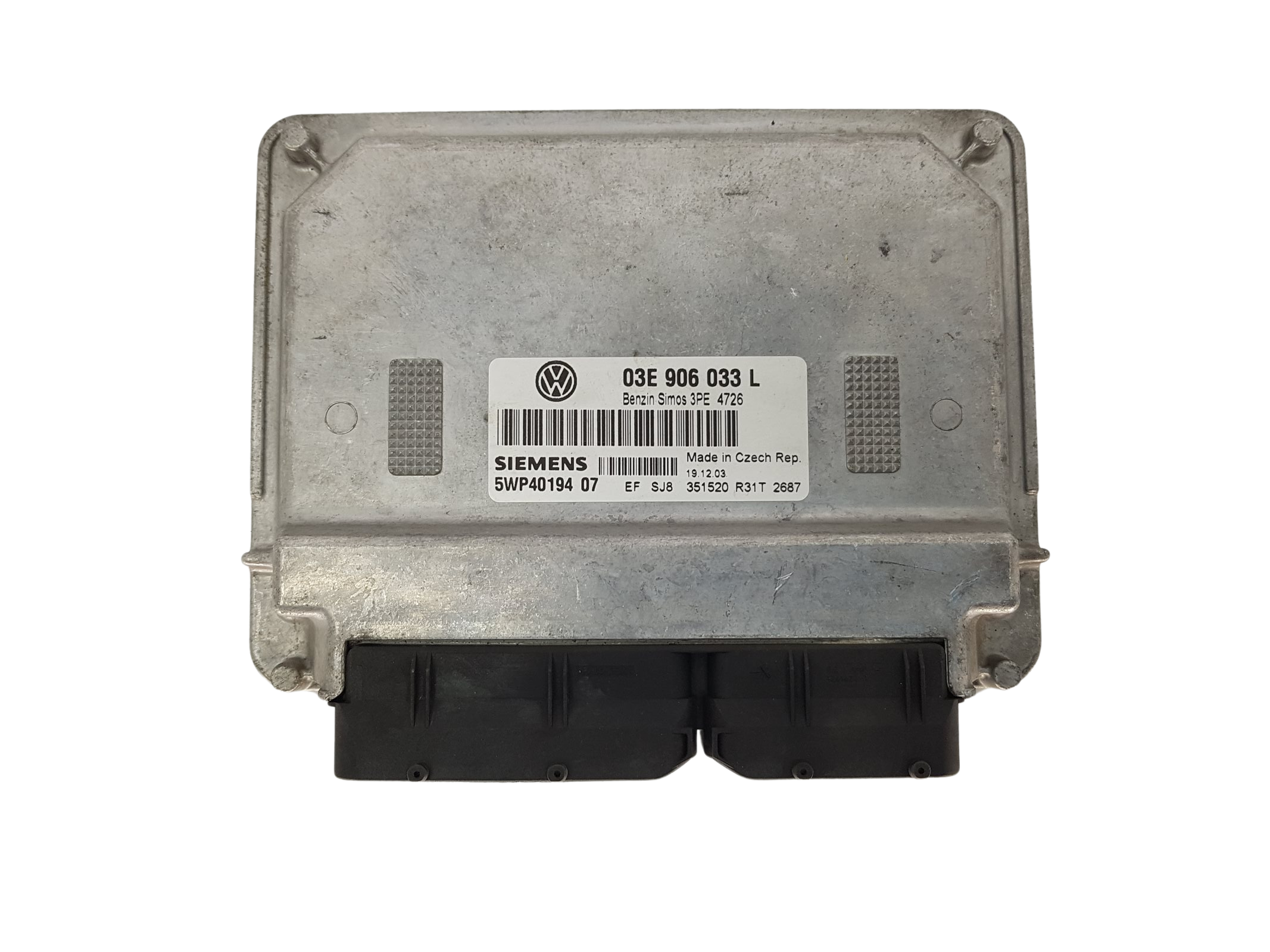 Valdymo Blokas 03E906033L 5WP40194 07 VW Siemens 3711 main product photo