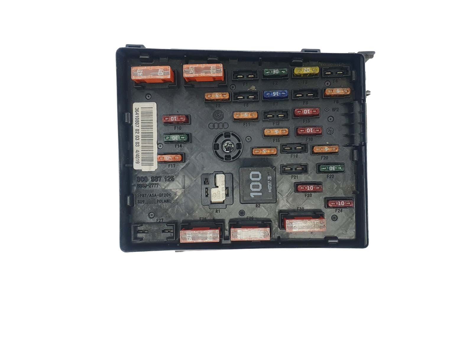 Saugiklių dėžutė 3C0937125 6359-2777 VW SEAT Audi 40461 main product photo