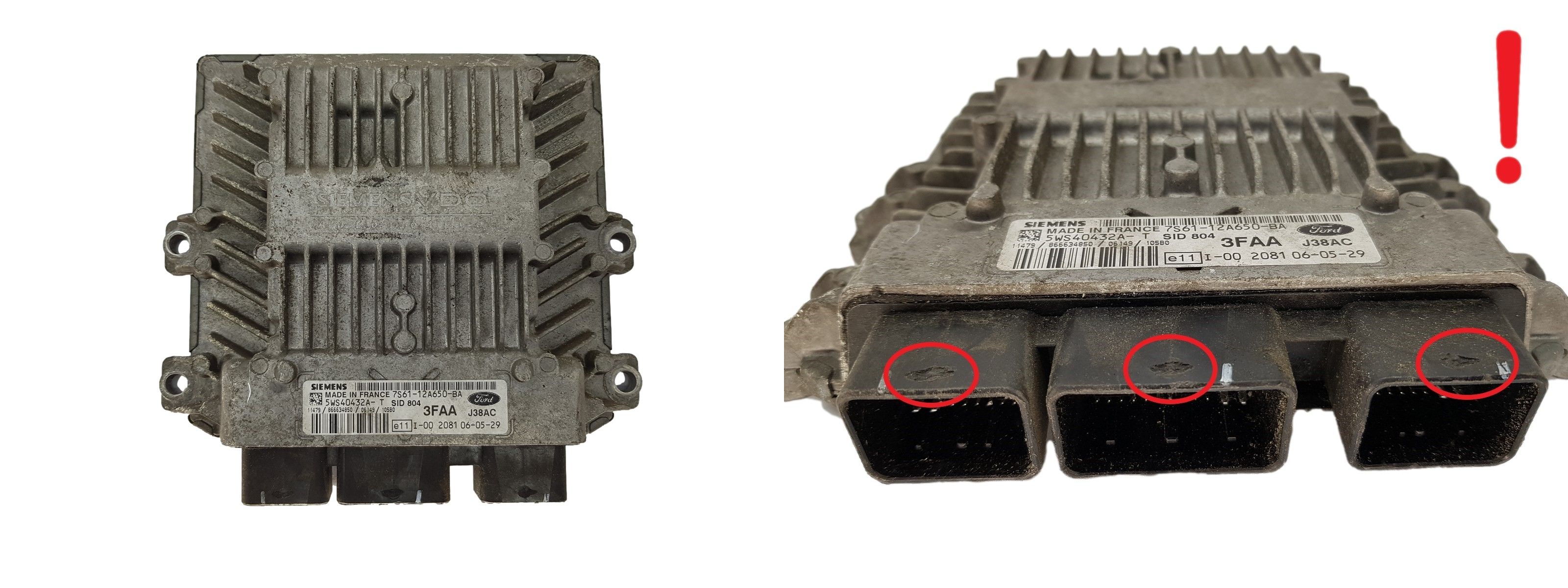 Valdymo Blokas 7S61-12A650-BA 5WS40432A-T 3FAA Ford Siemens 13960 main product photo