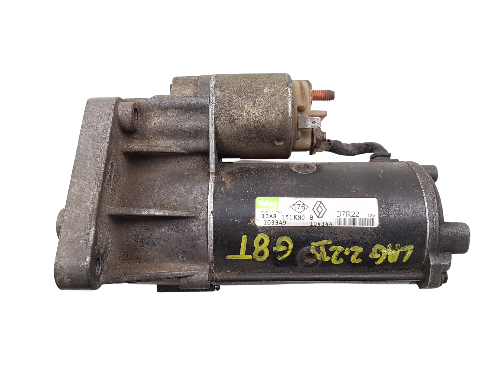 Variklio Starteris Renault 7700104344 D7R22 2.2 D Valeo 1255 main product photo