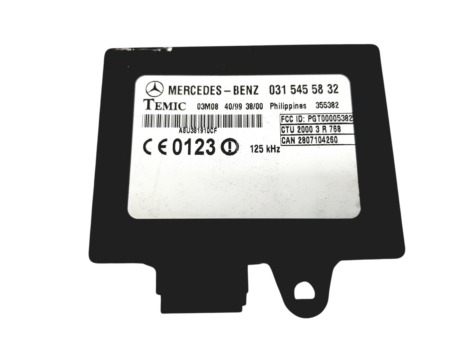 Valdymo bloko modulis Mercedes 0315455832 355382 Temic 30942 main product photo