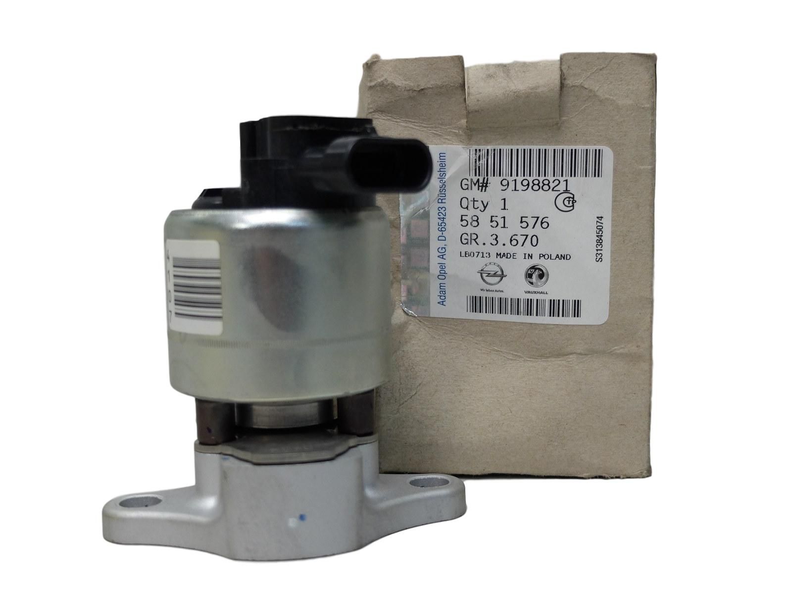Egr Vožtuvas Naujas Originalus Opel 9198821 5851576 main product photo