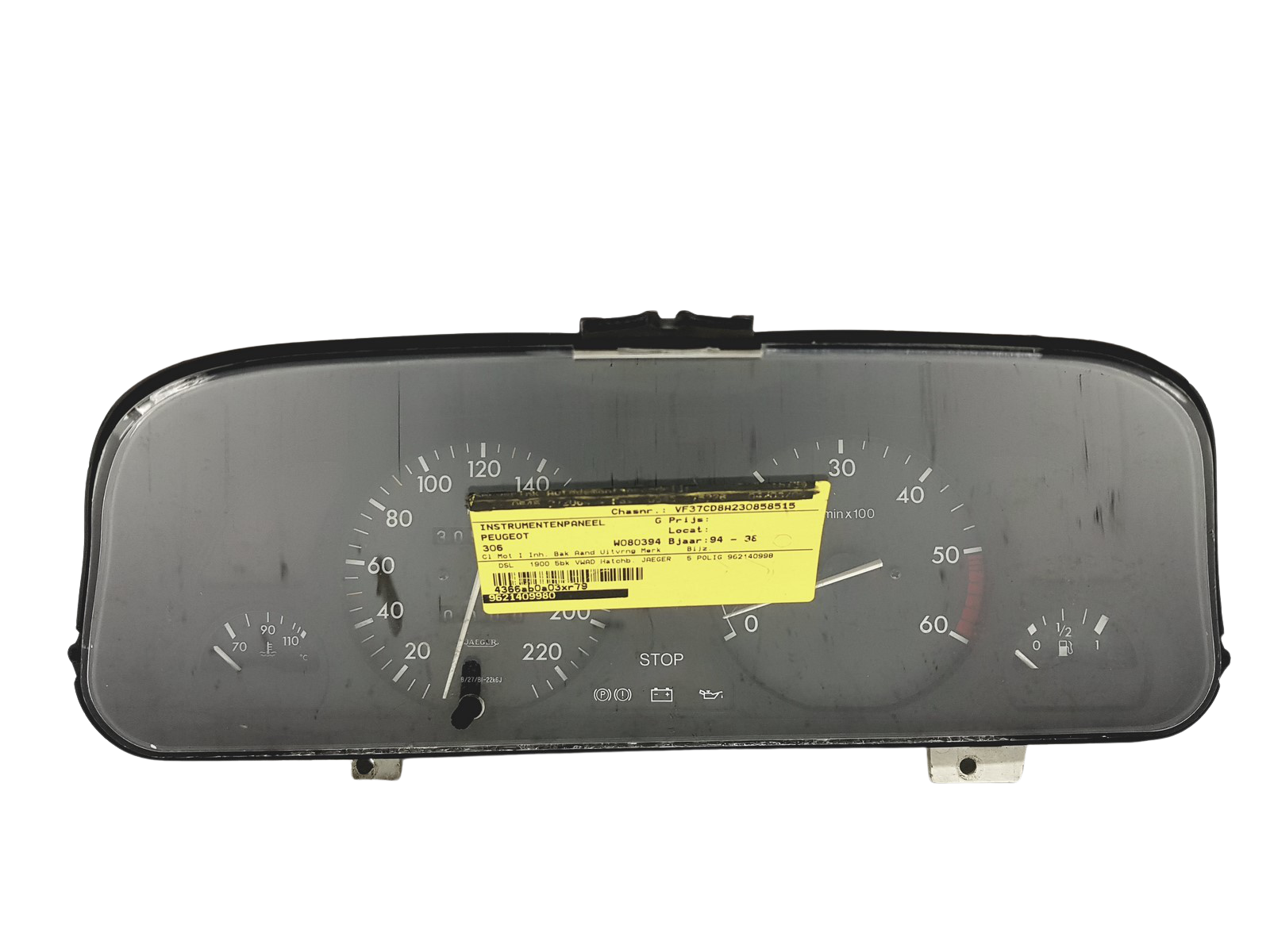 Spidometras Peugeot 306 9621611380 09033539903 49768 main product photo