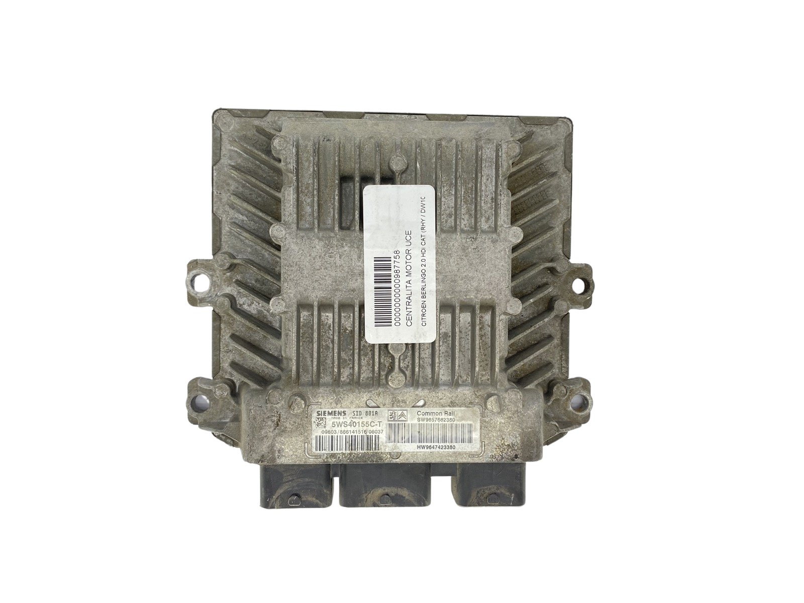 Valdymo Blokas 9657662380 9647423380 5WS40155C-T PSA Siemens 59568 main product photo