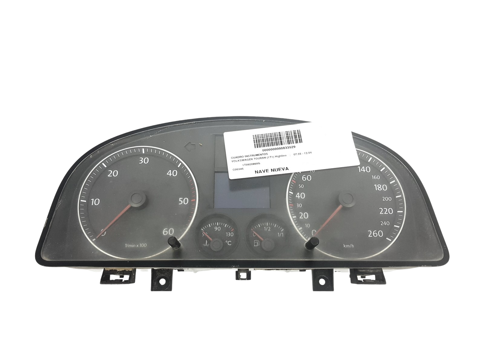 Spidometras VW Touran 1T0920860G 110080217015 58732 main product photo