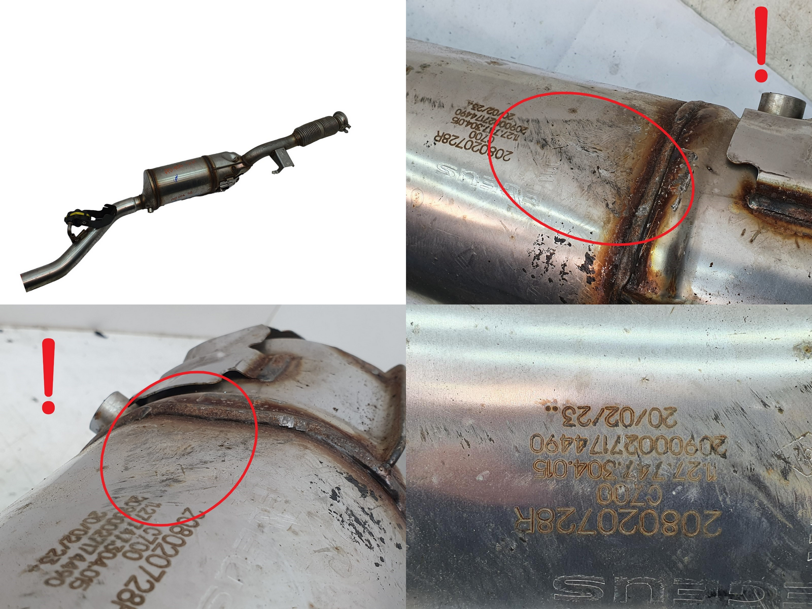 Katalizatorius 208020728R 2.0 dci Renault Trafic 3 0km main product photo