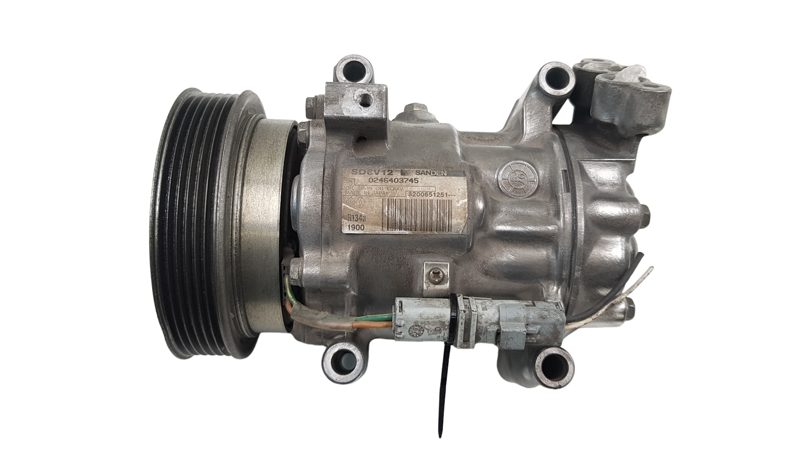 Oro Kondicionieriaus Kompresorius Renault Nissan 8200651251 SD6V12 1900 Sanden S7 main product photo