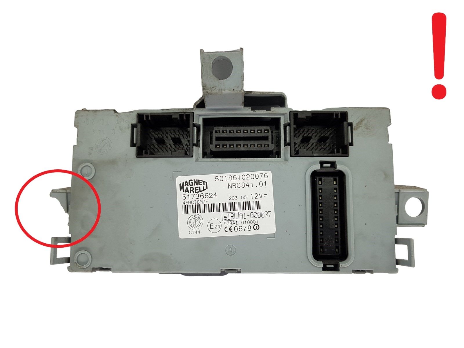 Valdymo bloko modulis BSI Lancia 51736624 501861020076 NBC841.01 Magneti Marelli main product photo