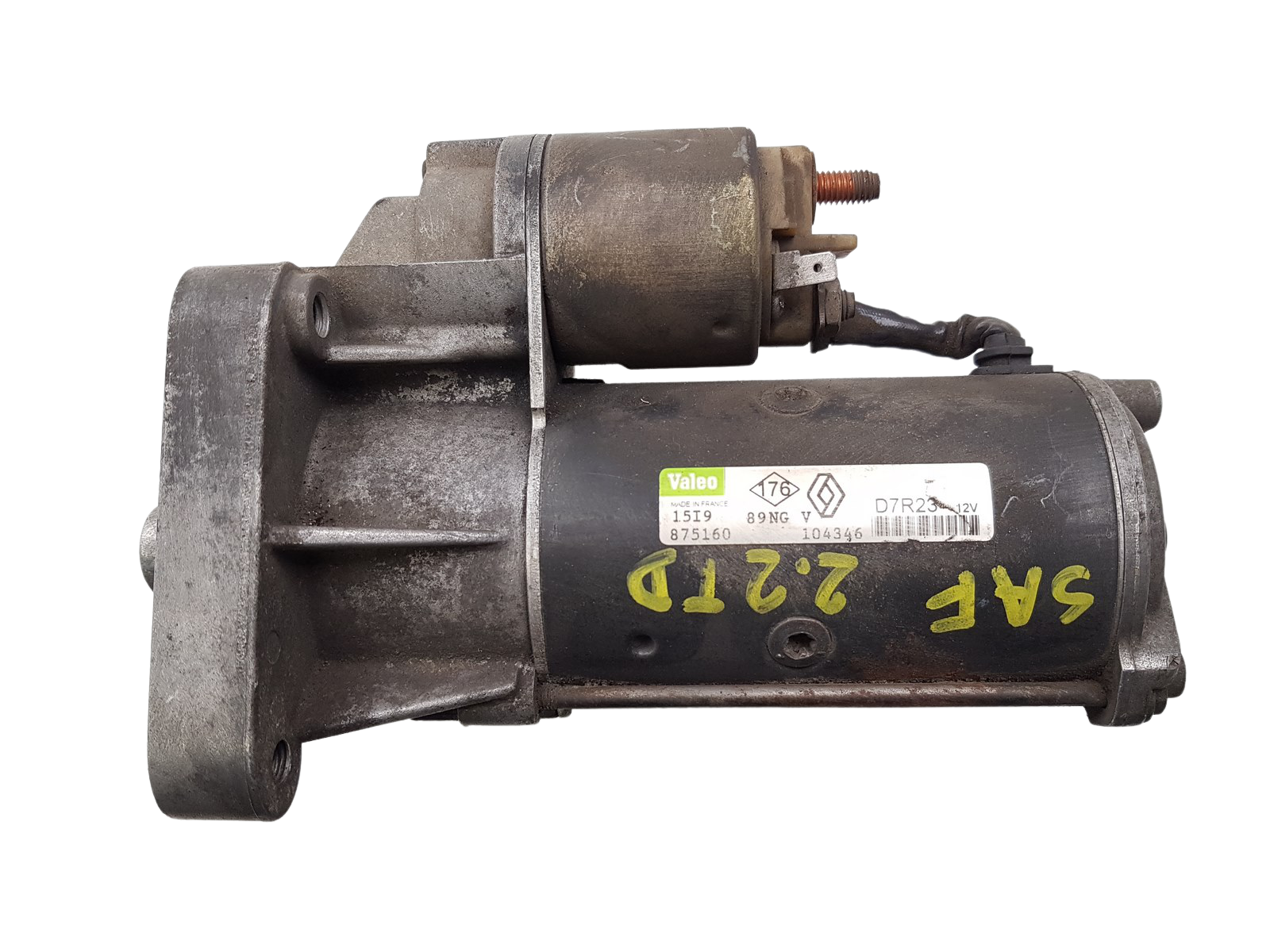 Variklio Starteris Renault 7700104346 D7R23 2.2 D Valeo 1251 main product photo