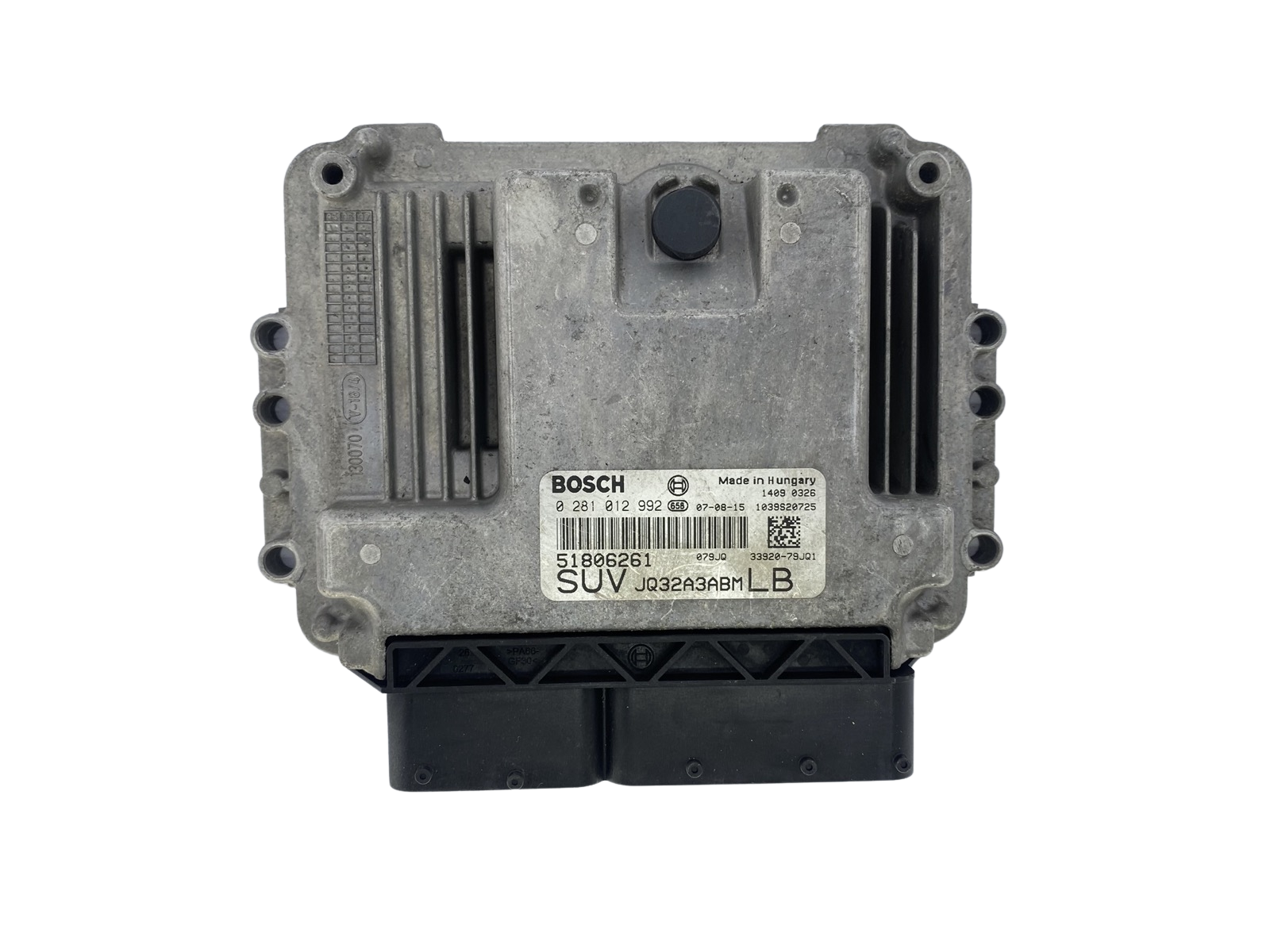 Valdymo Blokas 0281012992 51806261 JQ32A3ABM Fiat Bosch 48390 main product photo