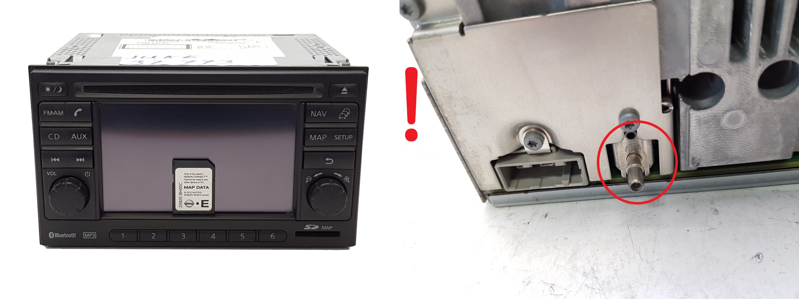 Navigacija Radio Nissan Juke 25915BH10C 25920BH00C main product photo