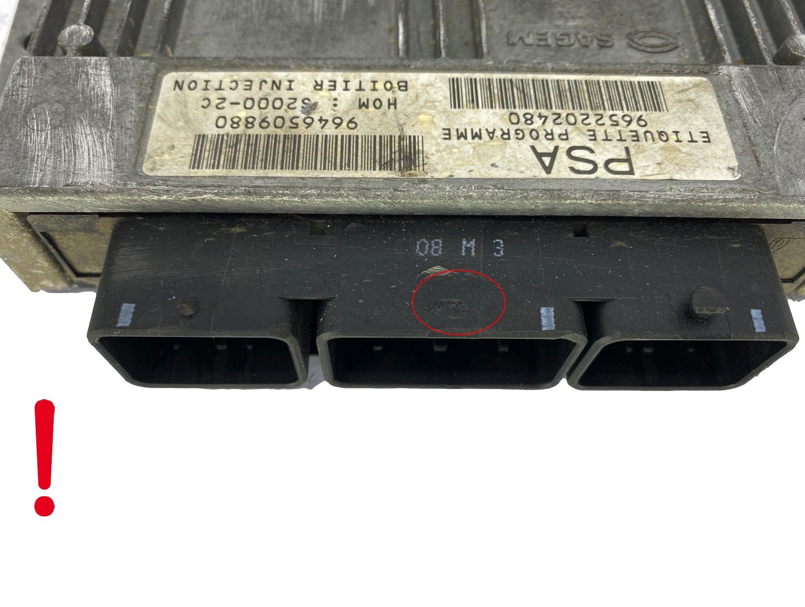 Valdymo Blokas 9652202480 9646509880 21584454-2 PSA Sagem 49705 main product photo