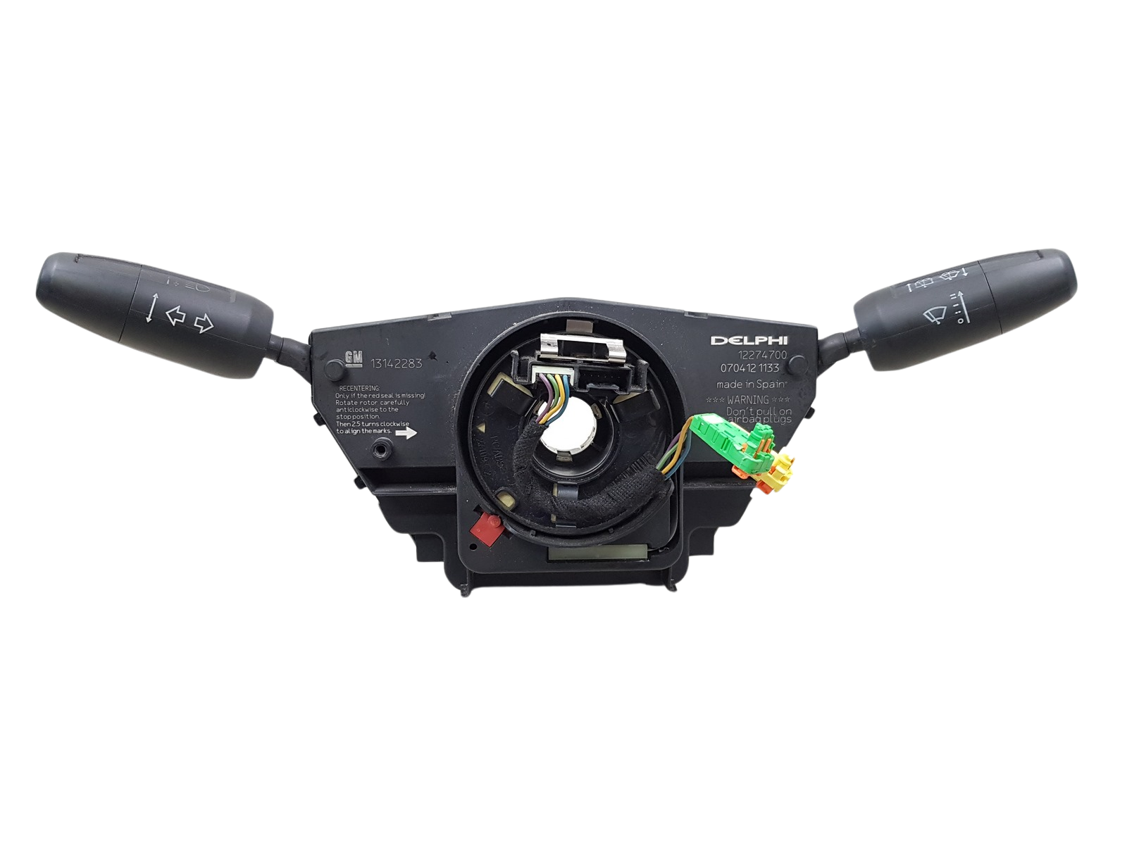 Vairo Kolonėlės Jungiklis 12274700 13142283 Opel Corsa D Delphi 8656 main product photo