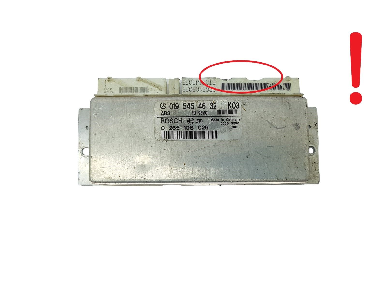 Valdymo Blokas 0195454632 K03 0265108029 Mercedes Bosch main product photo