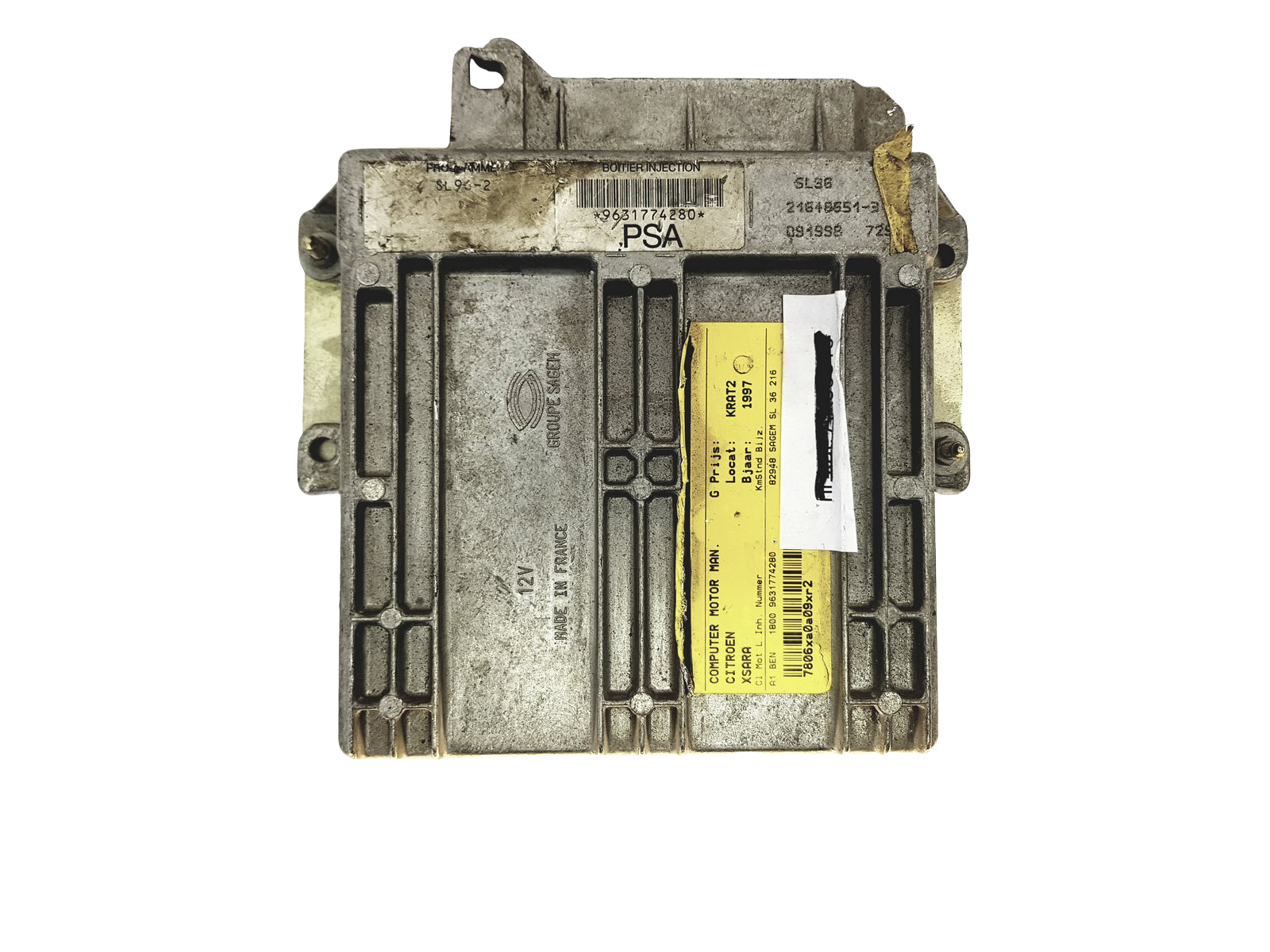 Valdymo Blokas 9631774280 21648651-3 SL-96-2 PSA Sagem 22603 main product photo