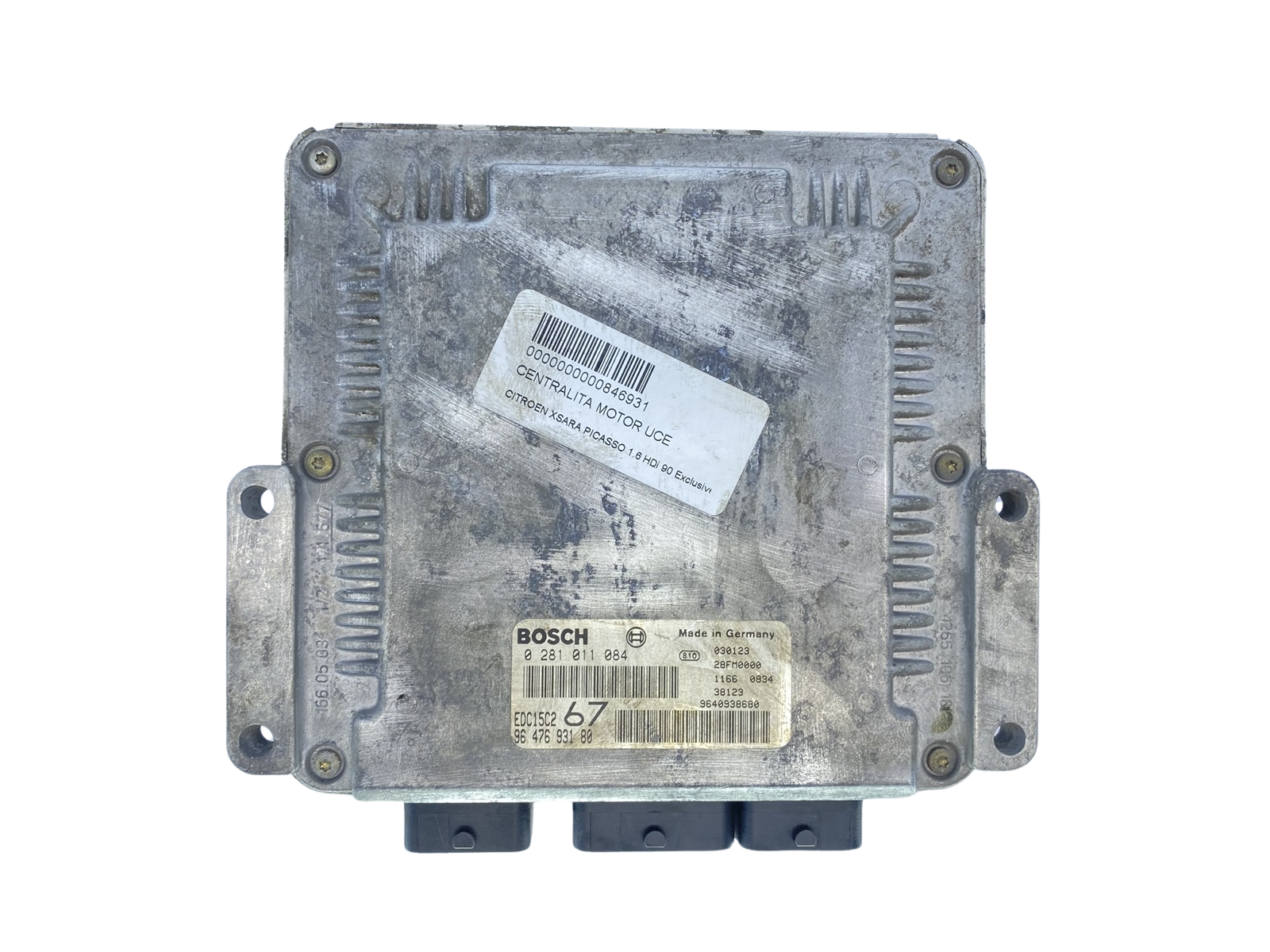 Valdymo Blokas 0281011084 9640938680 9647693180 PSA Bosch 63592 main product photo