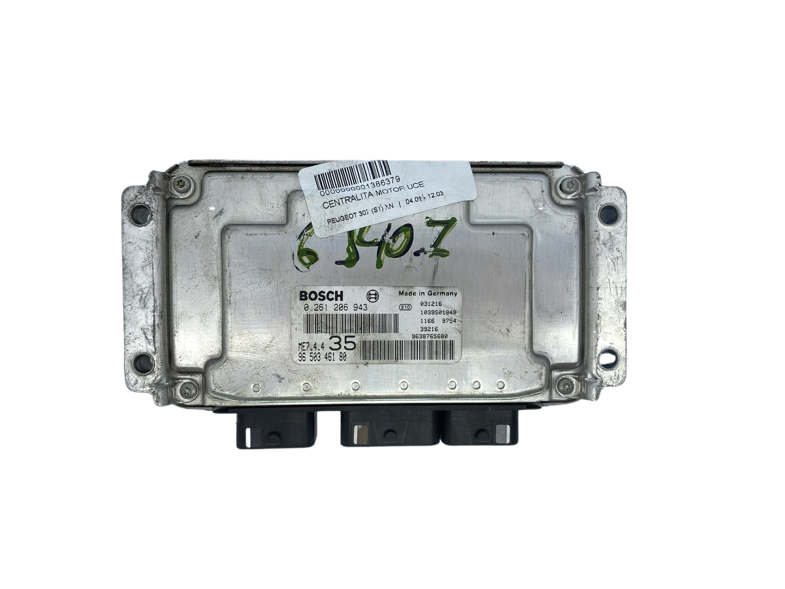 Valdymo Blokas 0261206943 9650346180 9638765680 PSA Bosch 62939 main product photo